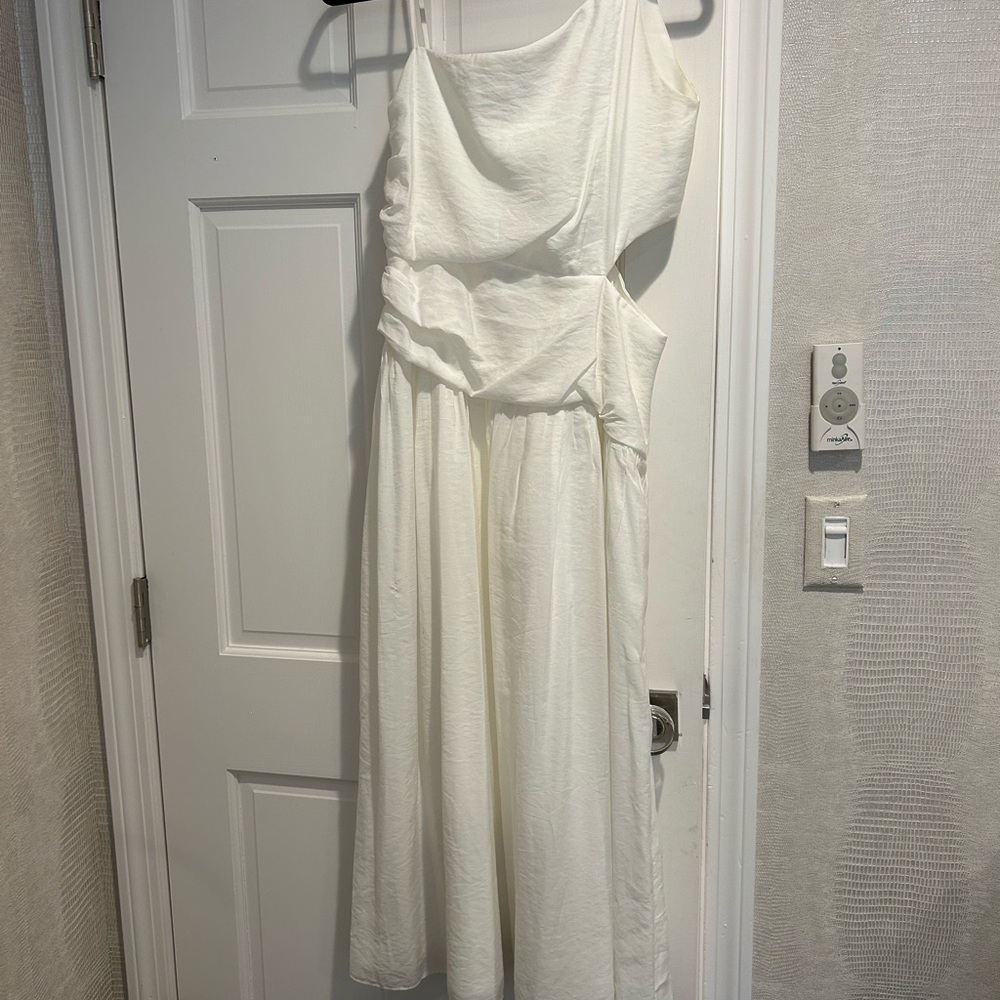 Moon River One-Shoulder Cream Dress